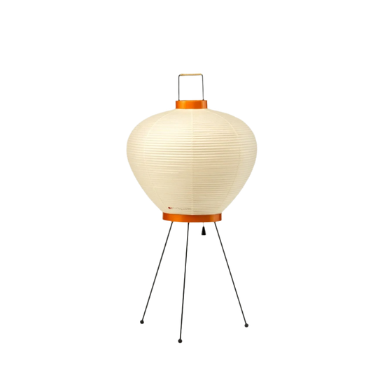 Den skulpturelle bordlampen Akari 3A er en del av en lampeserie som er designet av Isamu Noguchi i 1951 for Vitra.
