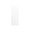 Lys Smooth Taper Candle fra Broste Copenhagen i fargen Pure White (hvite lys)
