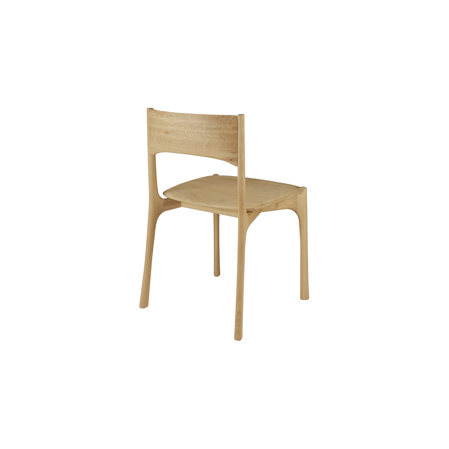 Stol Pl Dining Chair fra Ethnicraft i oljet eik uten armlene fra Ethnicraft.