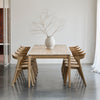 Spisebord Bok Dining Table Extendable fra Ethnicraft med finish i oljet eik
