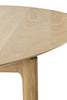 Spisebord Bok Dining Table Extendable Round fra Ethnicraft med finish i oljet eik