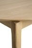 Spisebord Bok Dining Table Extendable Round fra Ethnicraft med finish i oljet eik