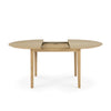 Spisebord Bok Dining Table Extendable Round fra Ethnicraft med finish i oljet eik