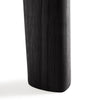 Spisebord Bok Dining Table Extendable Round fra Ethnicraft med finish i svartlakkert eik