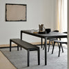 Spisebord Bok Dining Table fra Ethnicraft i svartlakkert eik