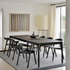 Spisebord Bok Dining Table Extendable fra Ethnicraft med finish i svartlakkert eik