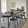 Spisebord Bok Dining Table Extendable fra Ethnicraft med finish i svartlakkert eik