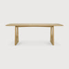 Spisebord Geometric Dining Table fra Ethnicraft med finish i oljet eik, størrelse 220x100 cm