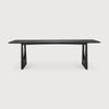 Spisebord Geometric Dining Table fra Ethnicraft med finish i svartlakkert eik, størrelse 250x100 cm