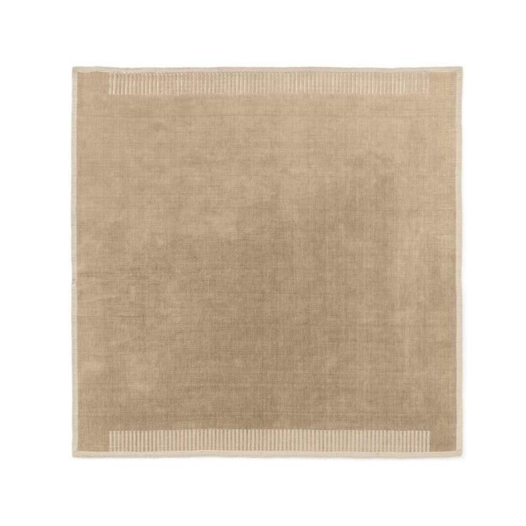Teppe Duomo Rug fra Audo Copenhagen i størrelsen 270x270 cm og fargen Limestone Beige