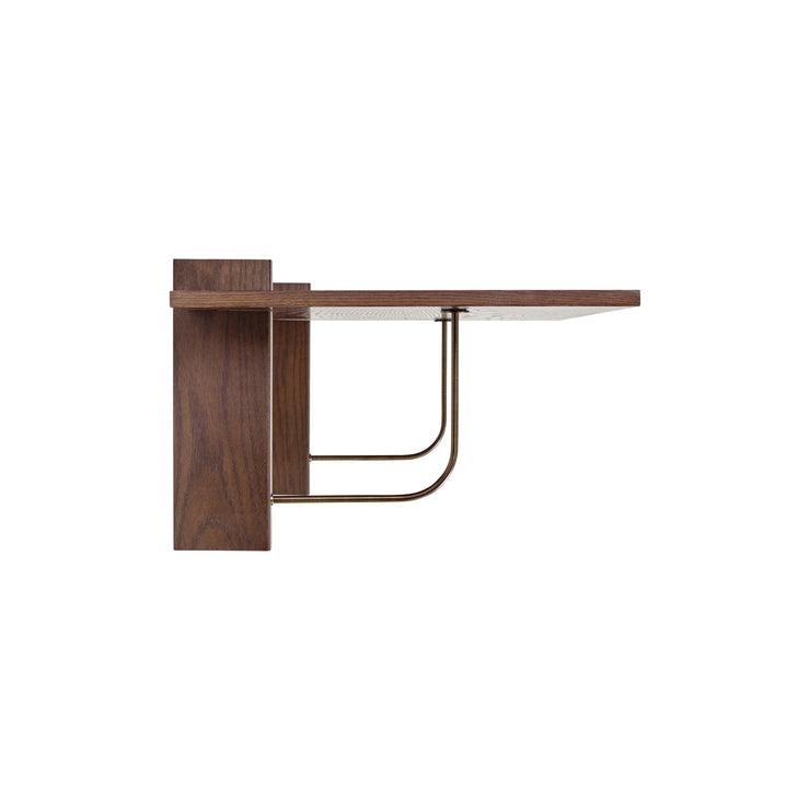 Skrivebordet Corbel Wall Desk fra Audo Copenhagen, sett fra siden