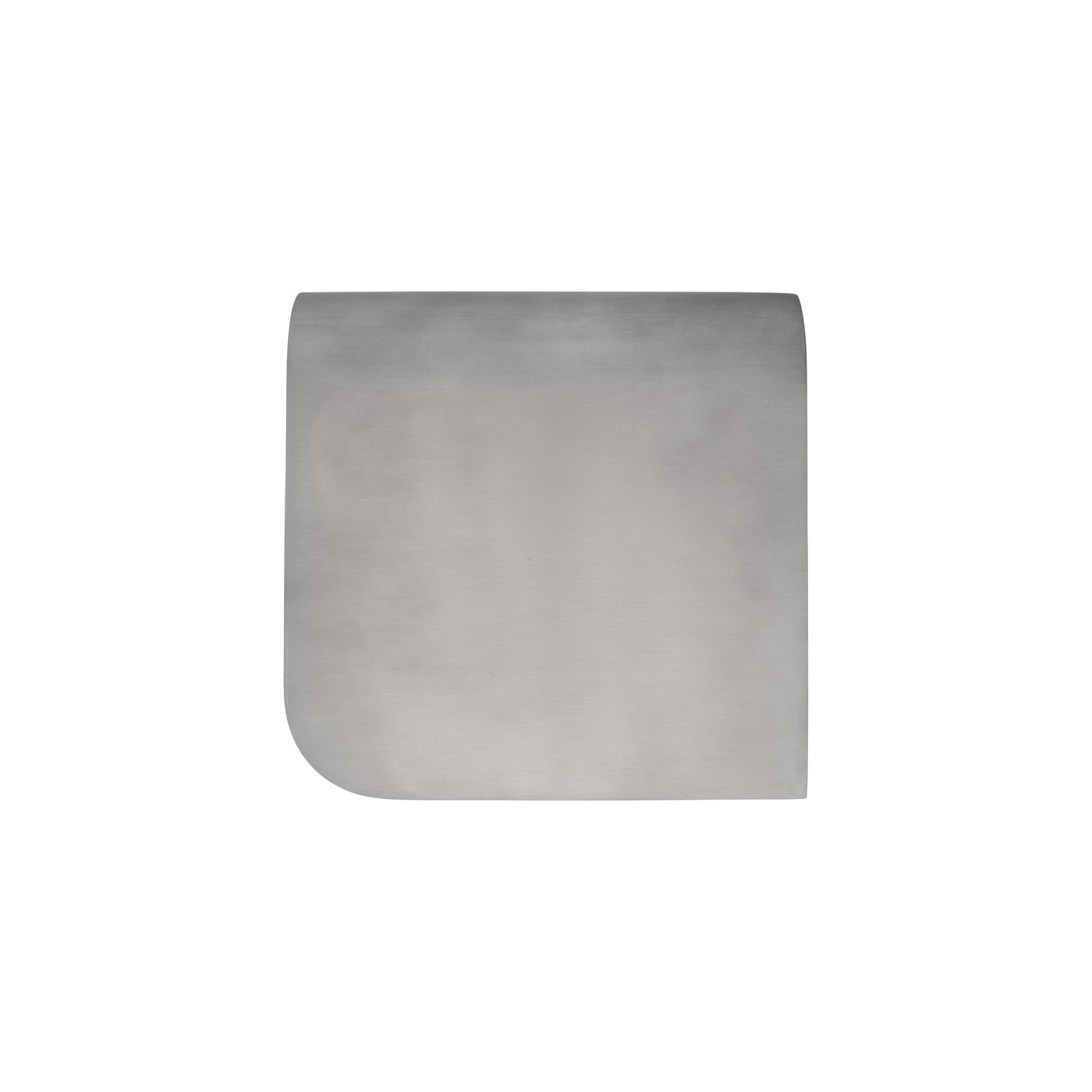 Sidebord Volume fra Audo Copenhagen i aluminium, sett ovenfra