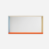 Speil Colour Frame Mirror fra Vitra, medium / blue orange