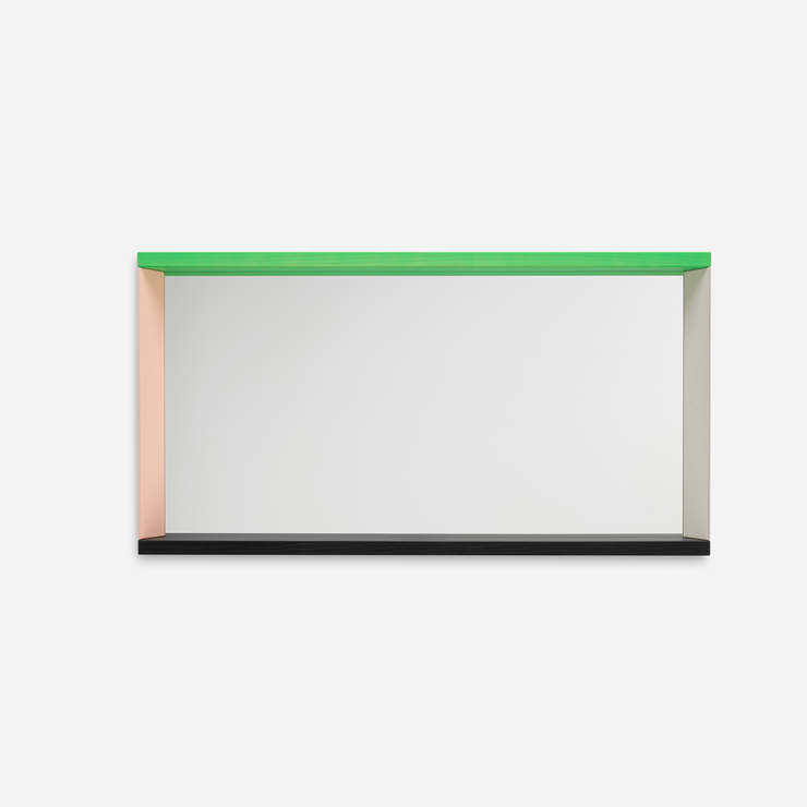 Speil Colour Frame Mirror fra Vitra, medium / green pink