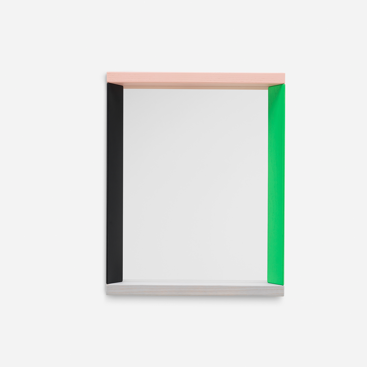 Speil Colour Frame Mirror fra Vitra, small / green pink