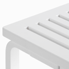 Benk Aalto Bench 153B fra Artek i hvitlakkert bjørk med lameller
