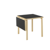Foldebord Aalto Table Foldable DL81C fra Artek, i heltre bjørk med bordplate i svart linoleum