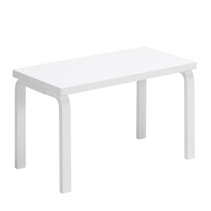 Benk Aalto Bench 153B fra Artek i hvitlakkert bjørk