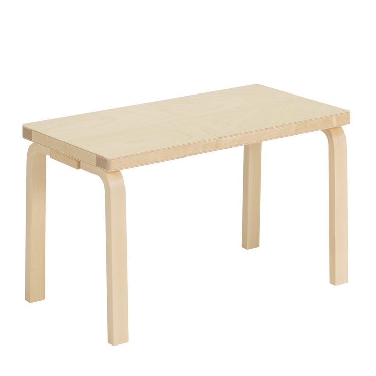 Benk Aalto Bench 153B fra Artek i klarlakkert bjørk