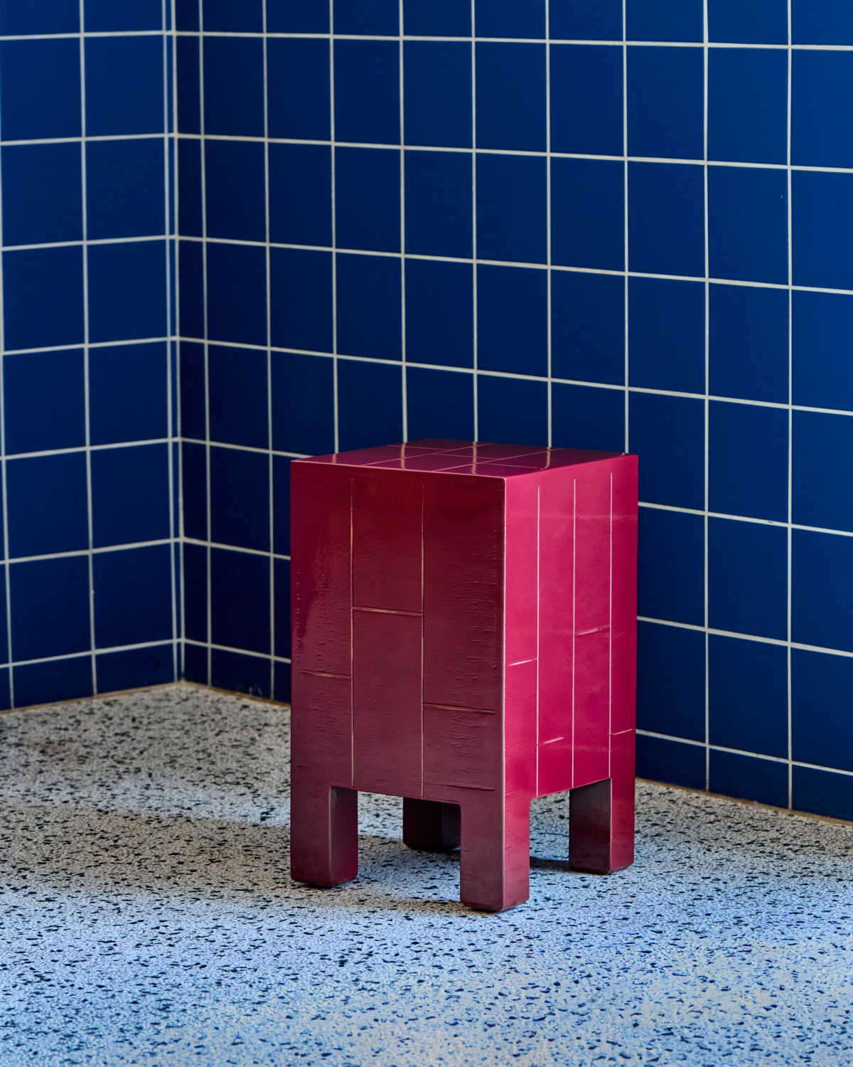 Sidebordet Brick fra House Doctor i farge Rød