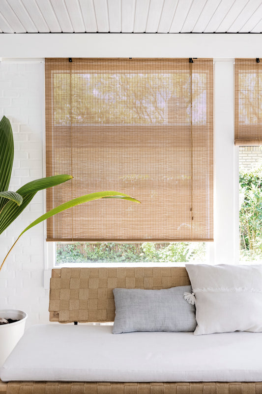 Rullegardin fin bambus brun fra Color&Co