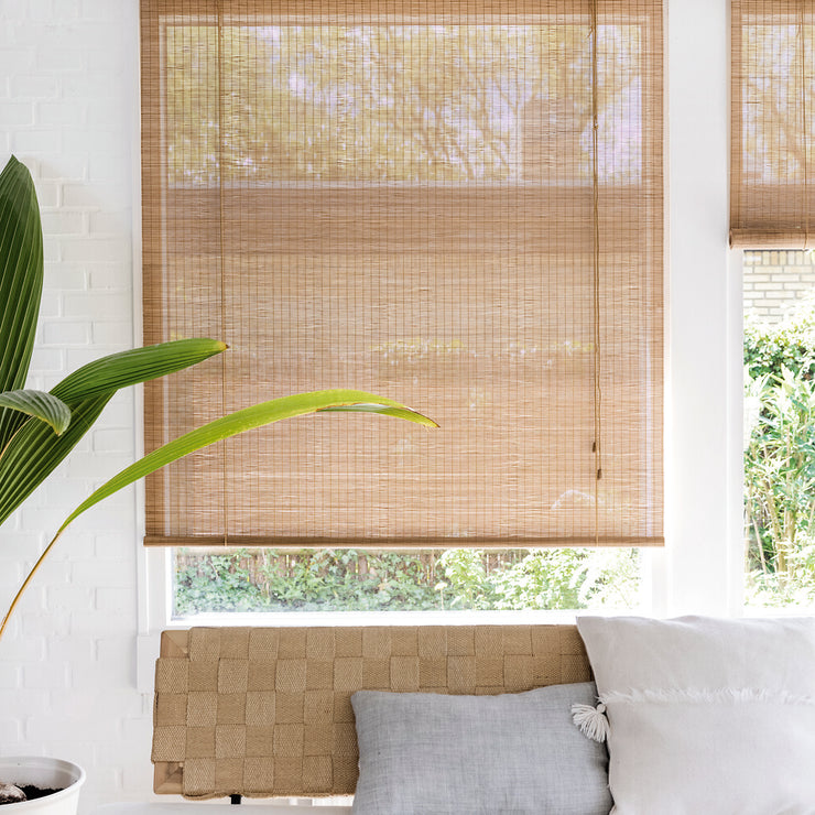 Rullegardin fin bambus brun fra Color&Co