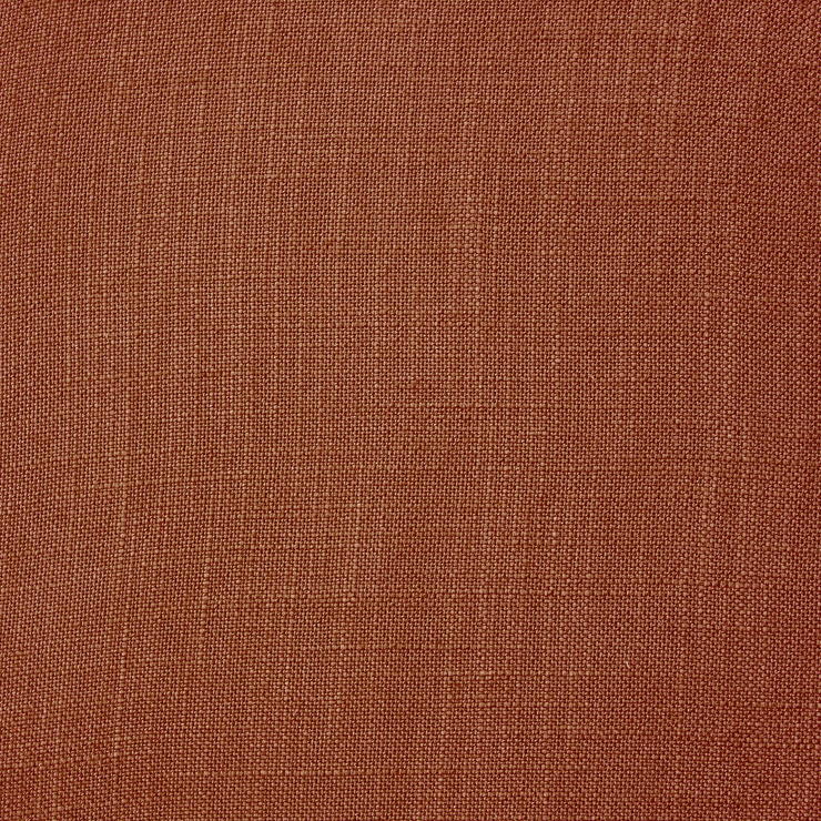 Sengeteppe i vevd lin fra Gotain i fargen terrakotta / Terracotta