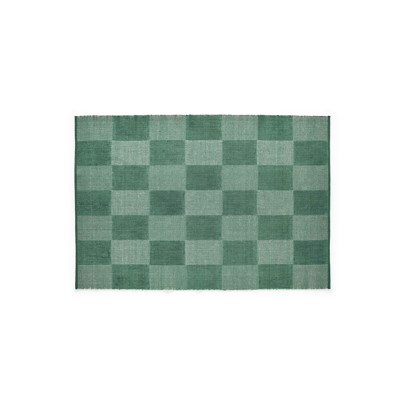 Teppe Check Rug fra Hay: 140 x 200 cm i fargen Green