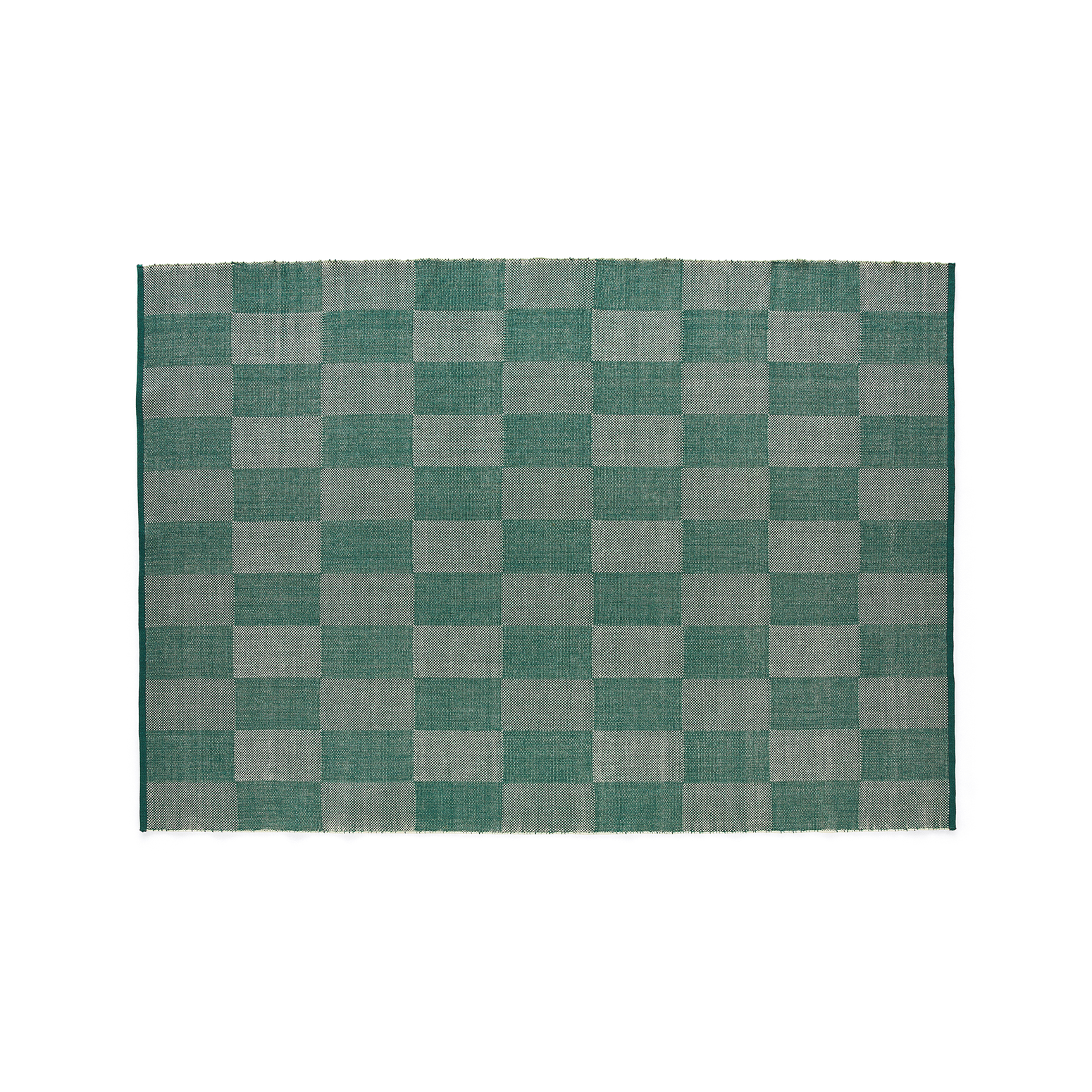 Teppe Check Rug fra Hay: 170 x 240 cm Green