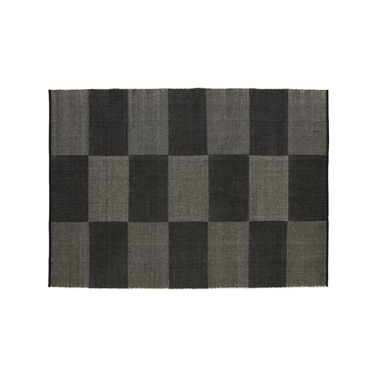 Check Rug fra Hay: 170 x 240 cm Black