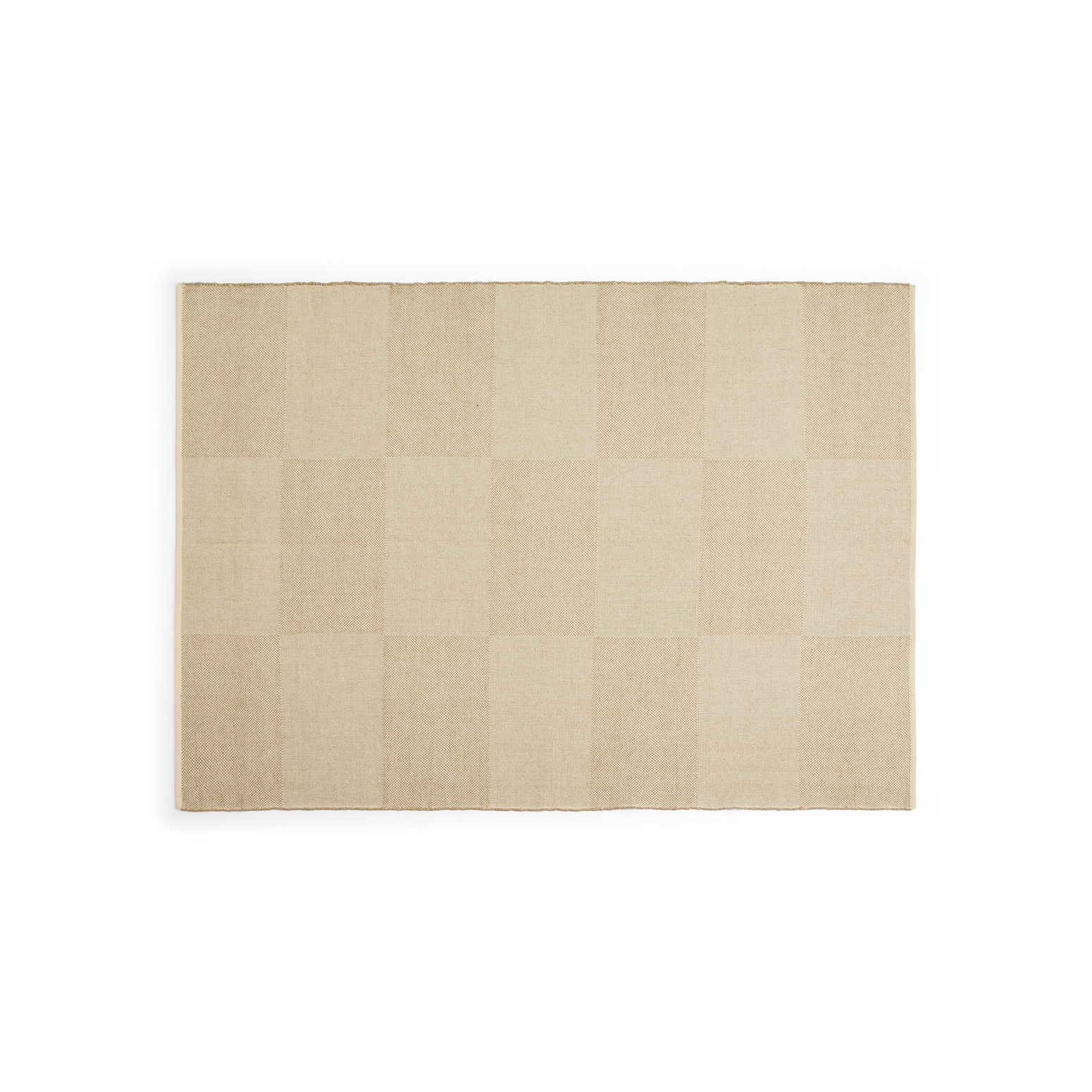 Teppet Check Rug fra Hay: 170 x 240 cm i fargen Sand