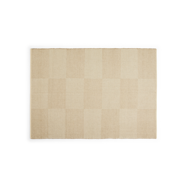 Teppet Check Rug fra Hay: 170 x 240 cm i fargen Sand