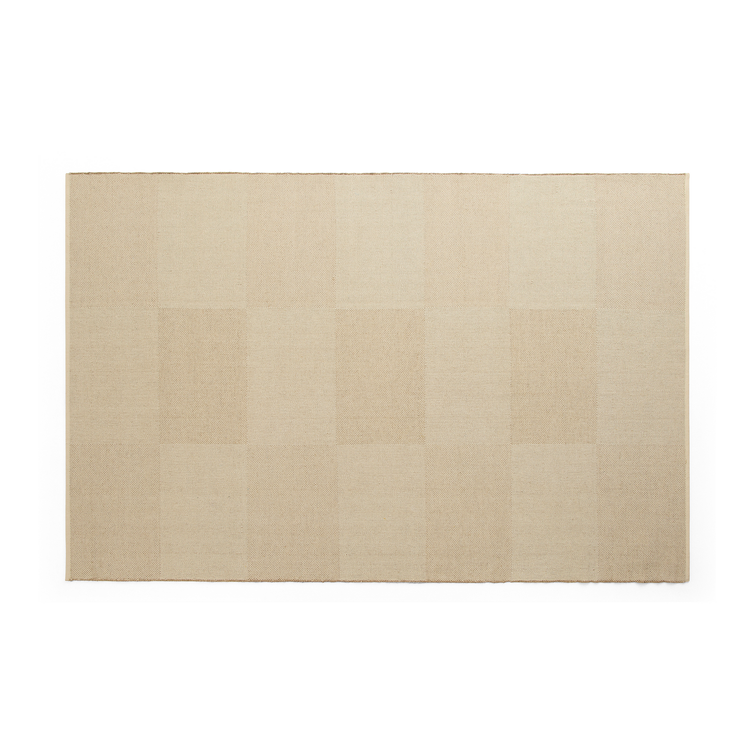 Teppet Check Rug fra Hay: 200 x 300 cm i fargen Sand