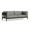 Sofa Arbour 3-seter i grønnmalt bøk, tekstil Atlas 931