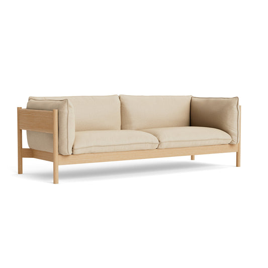 Sofa Arbour 3-seter eik, tekstil Hallingdal 220