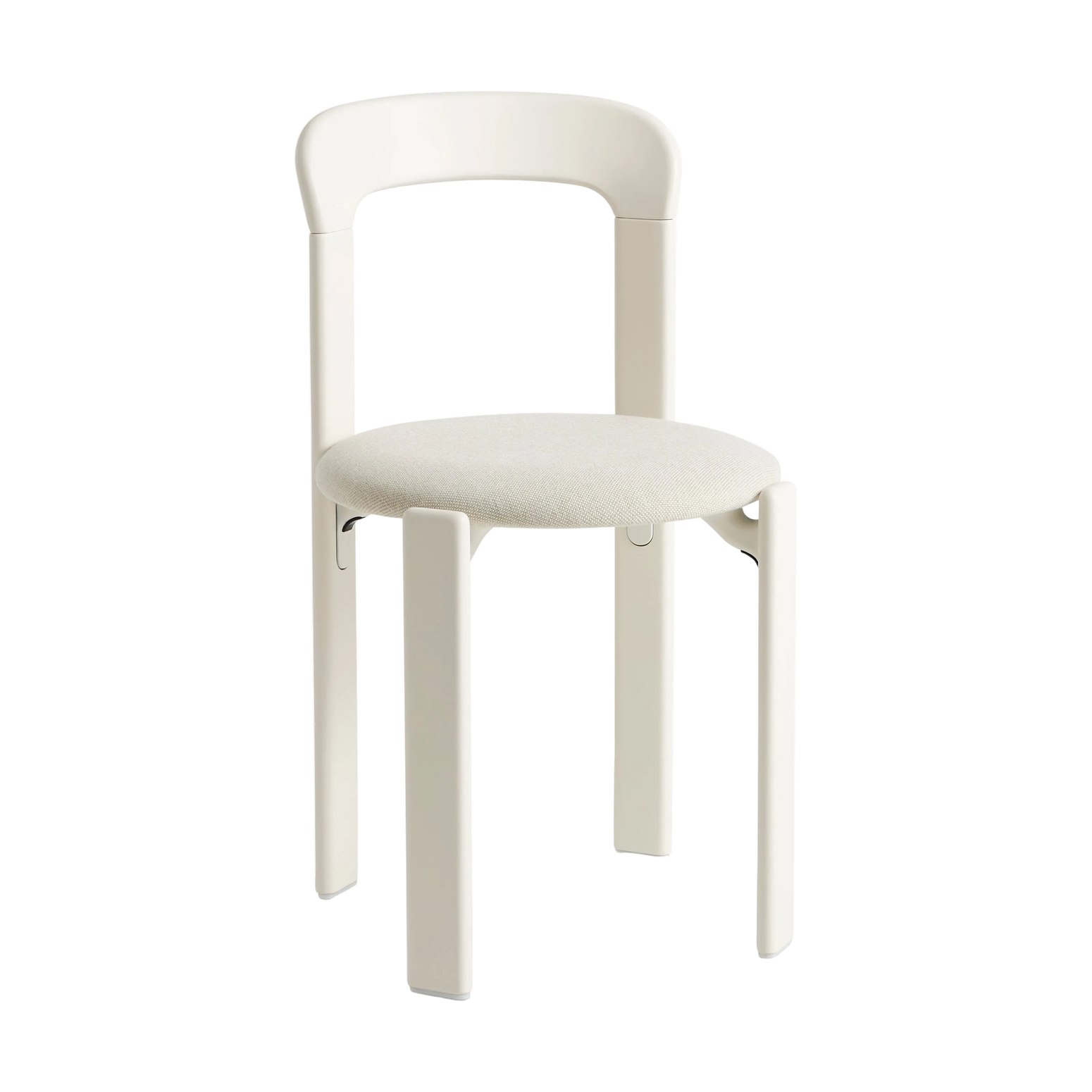 Rey spisestol – Cream White, polstret sete i tekstil Mode 011