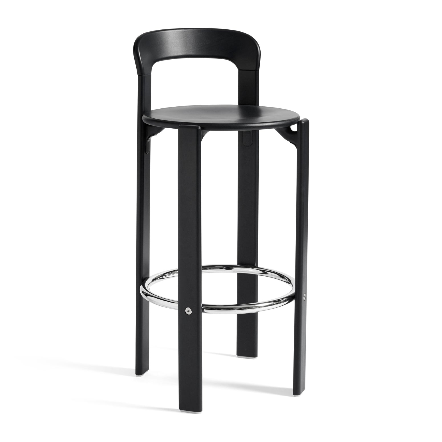 Barstol Rey Bar Stool H75 Deep Black