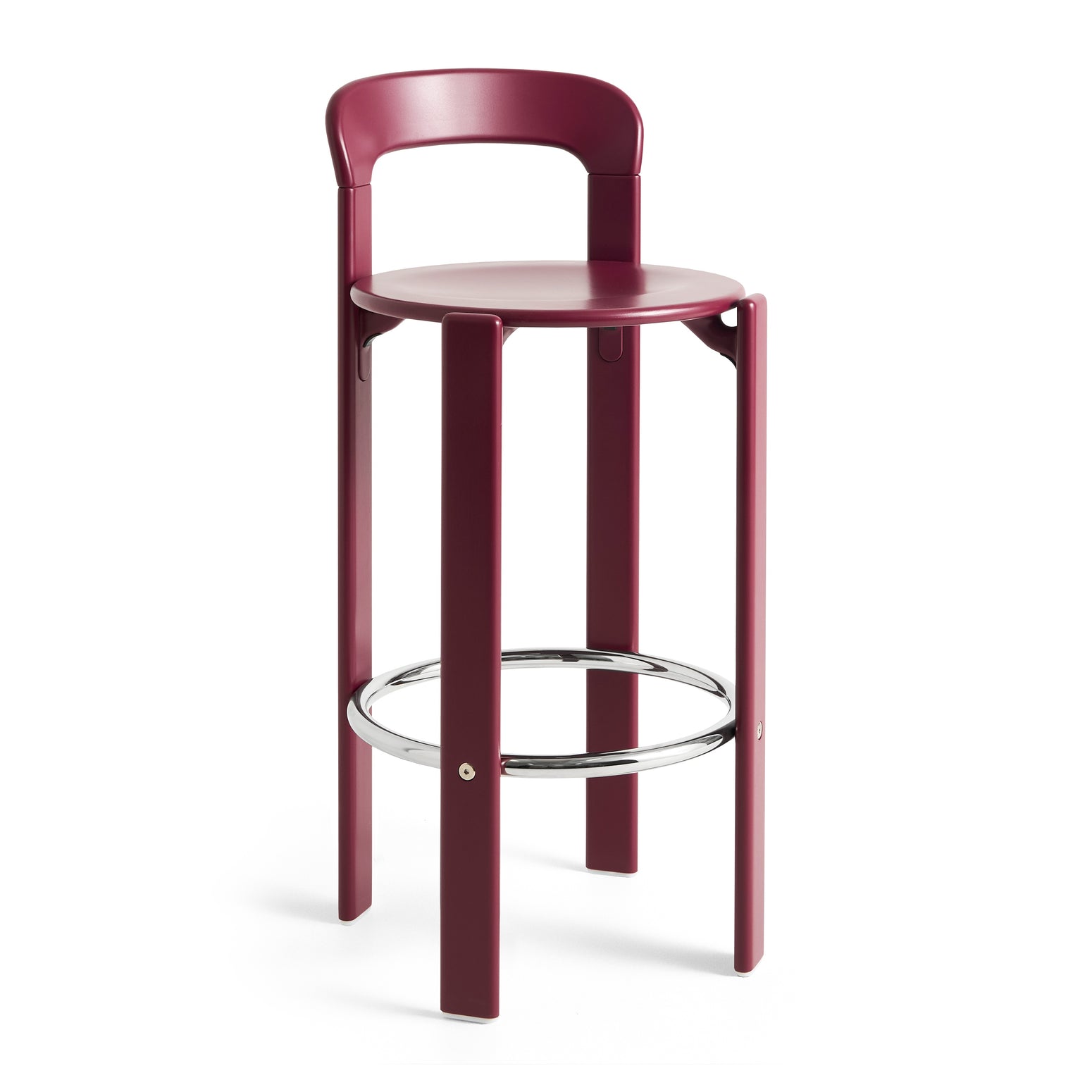 Barstol Rey Bar Stool H75 Grape Red 