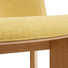 Chisel Lounge Chair fra Hay i eik med tekstil Hallingdal 407.