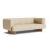 Sofa Quilton Lift fra Hay, 2-seter i tekstil Hallingdal 220 og ben i lakkert eik.