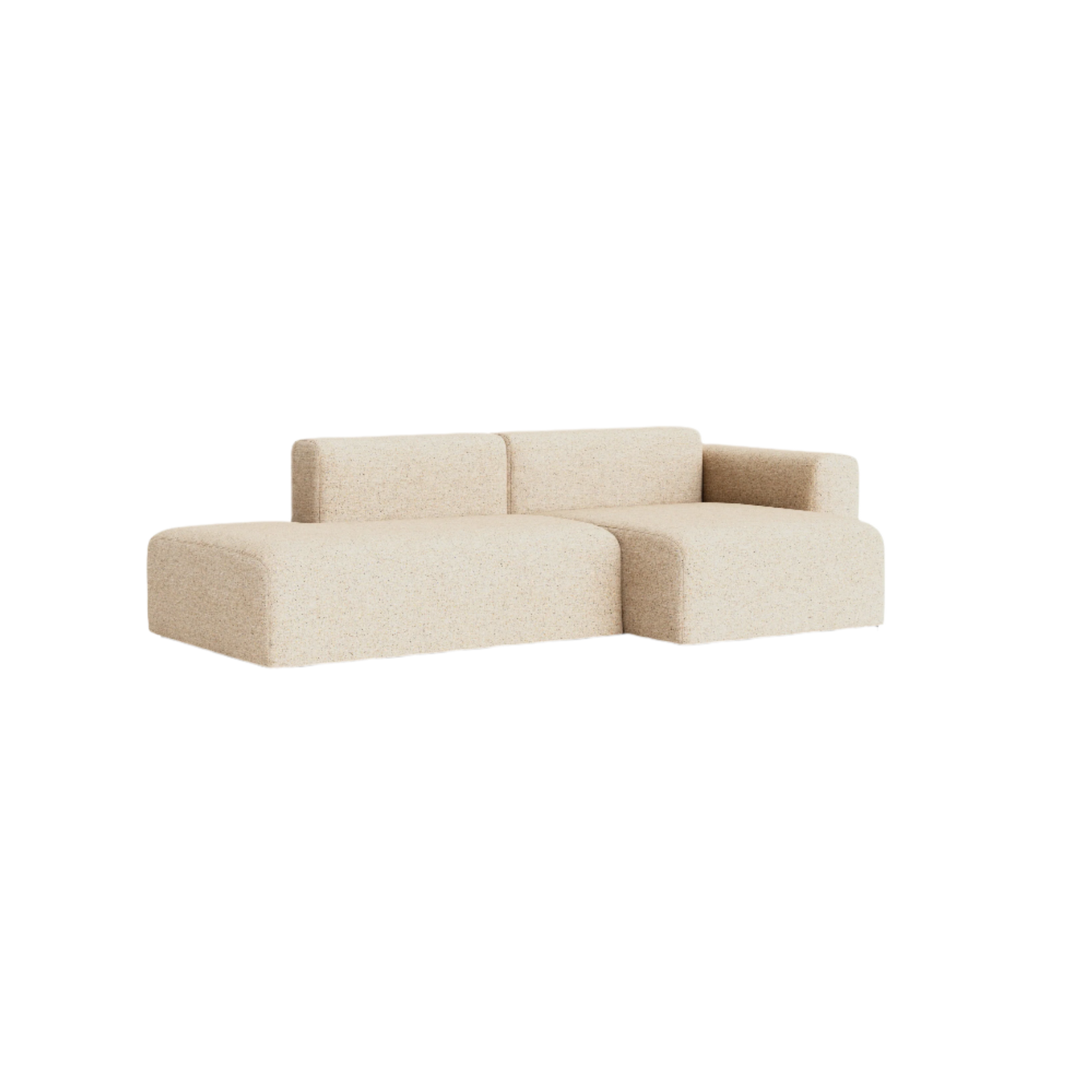 Sofa Mags Low armrest 2,5-seter fra Hay, kombinasjon 3, tekstil Bolgheri LGG60