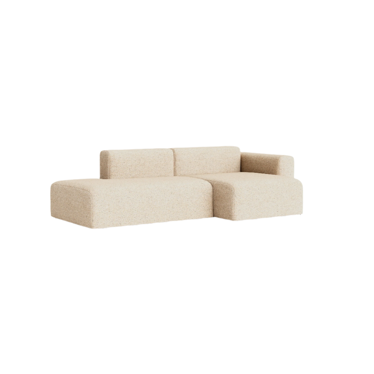 Sofa Mags Low armrest 2,5-seter fra Hay, kombinasjon 3, tekstil Bolgheri LGG60