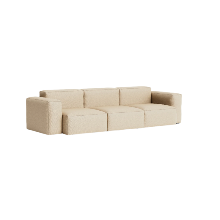 Sofa Mags Soft Low 3-seter fra Hay med tekstil Hallingdal 220 