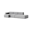 Sofa Mags Soft Low 3-seter, kombinasjon 4, tekstil Hallingdal, farge 130