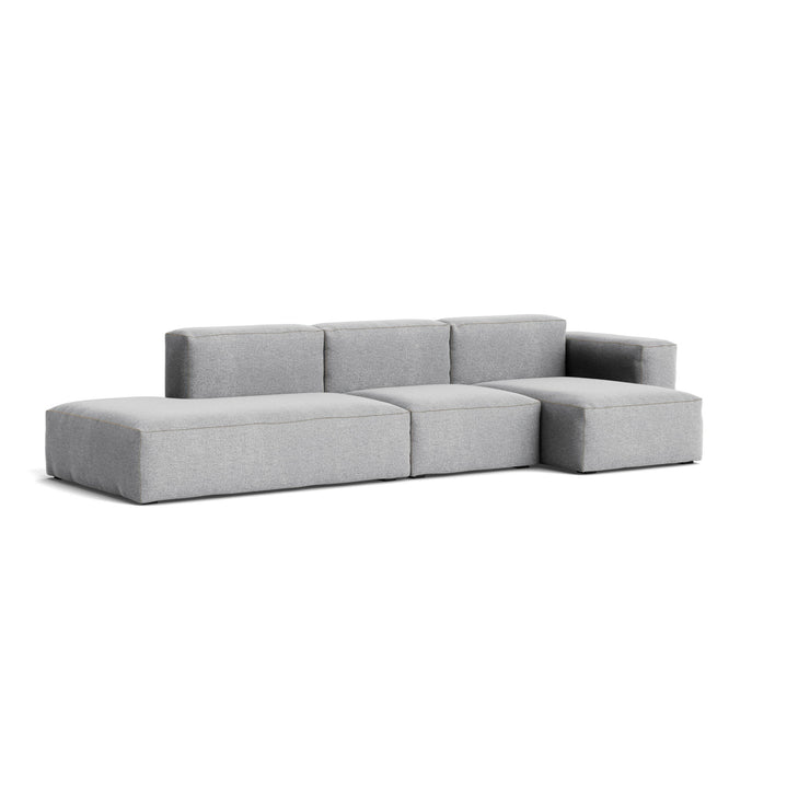 Sofa Mags Soft Low 3-seter, kombinasjon 4, tekstil Hallingdal, farge 130
