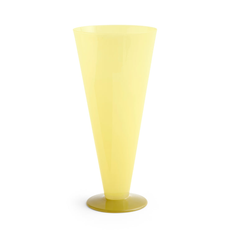 Vasen Conical fra Hay, gul farge (stor)