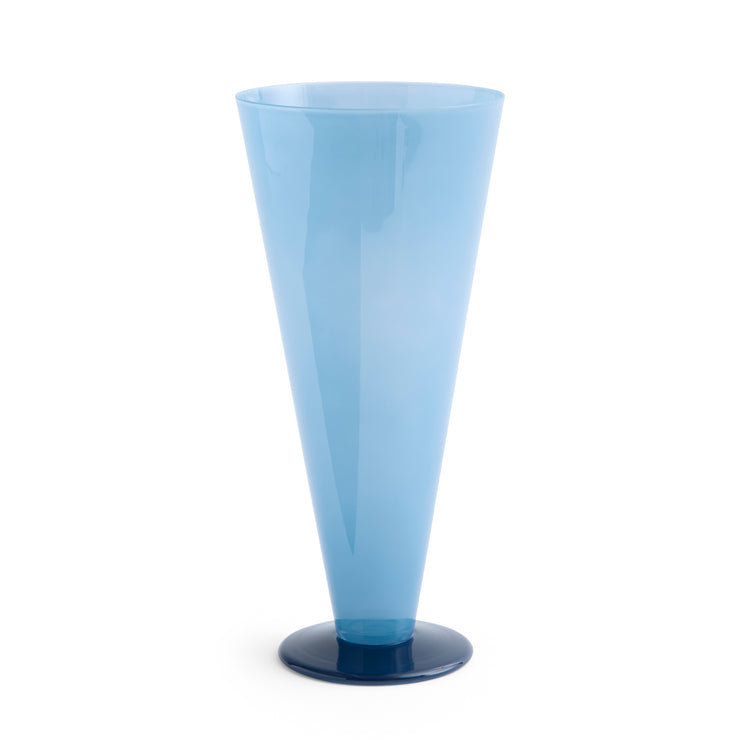 Vasen Conical fra Hay, blå farge (stor)