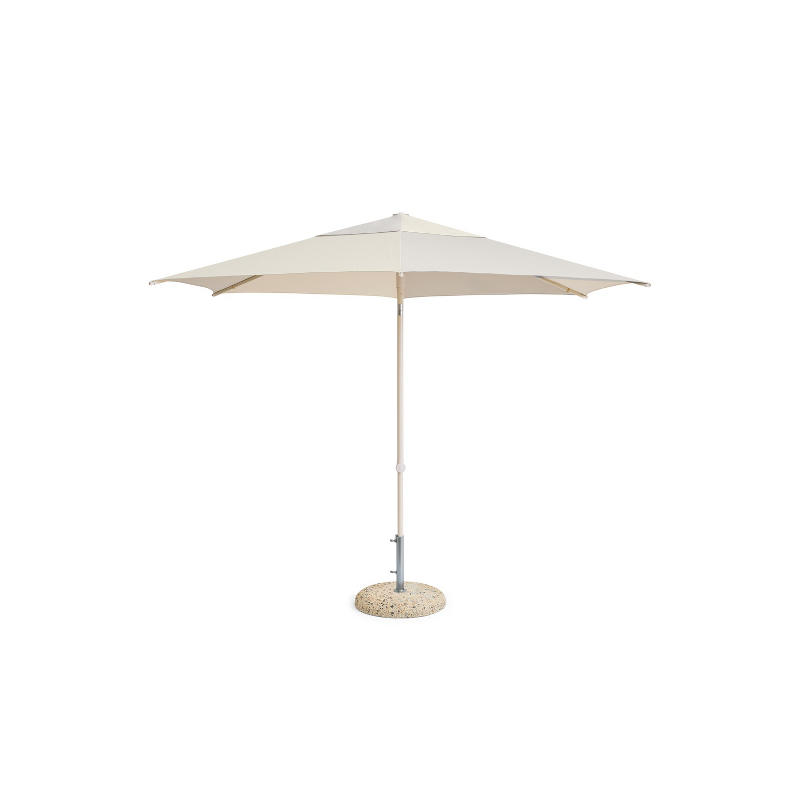 Off-White / grå parasoll fra Hay - Hexagon