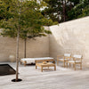 Solseng AH604 Outdoor Lounger fra Carl Hansen & Søn.
