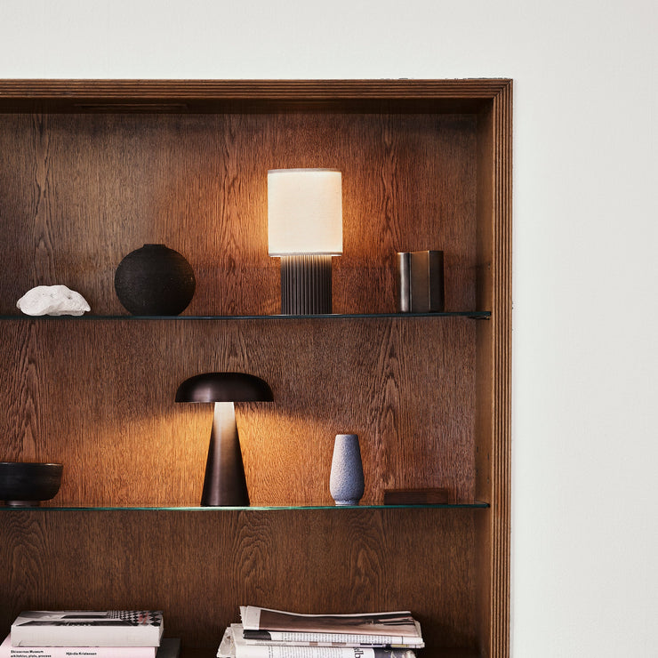 Oppladbar bordlampe Como